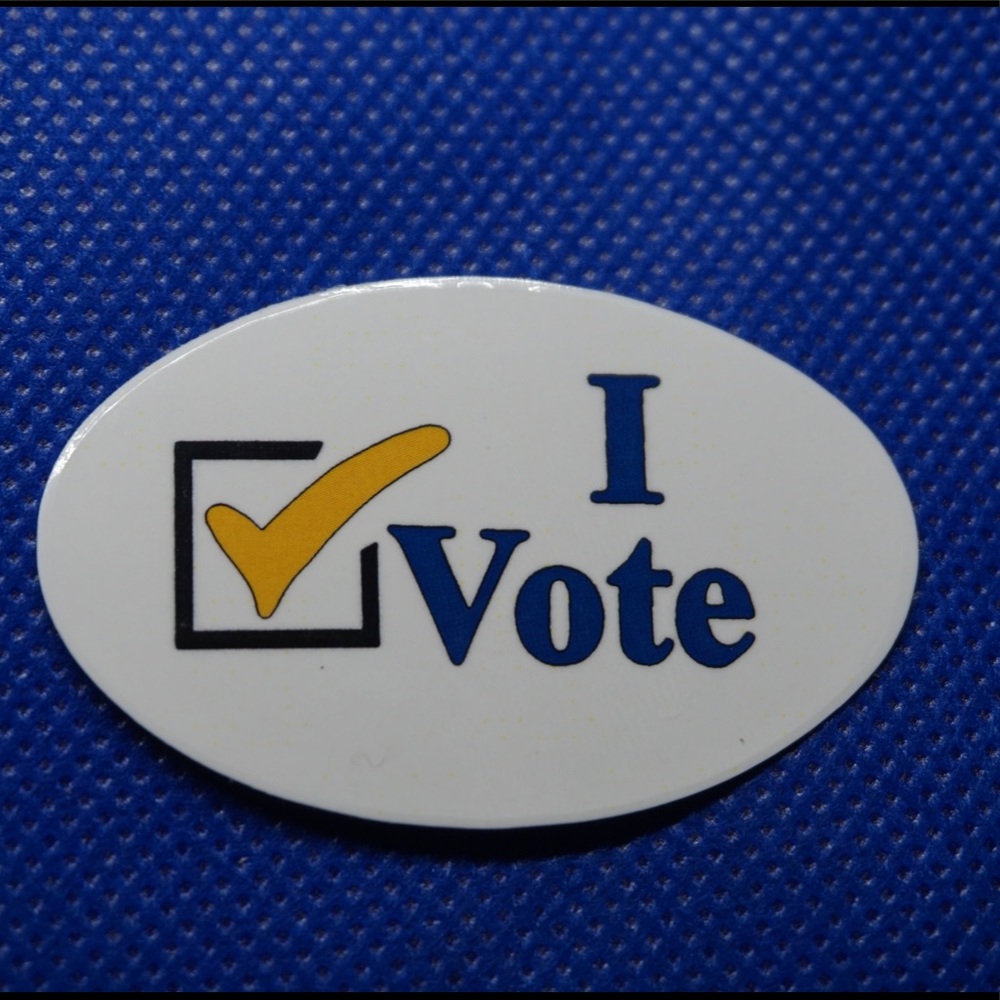 I Vote Sticker!!